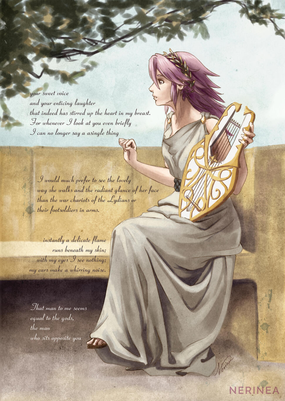 Soleil Fire Emblem Awakening as poet Sappho