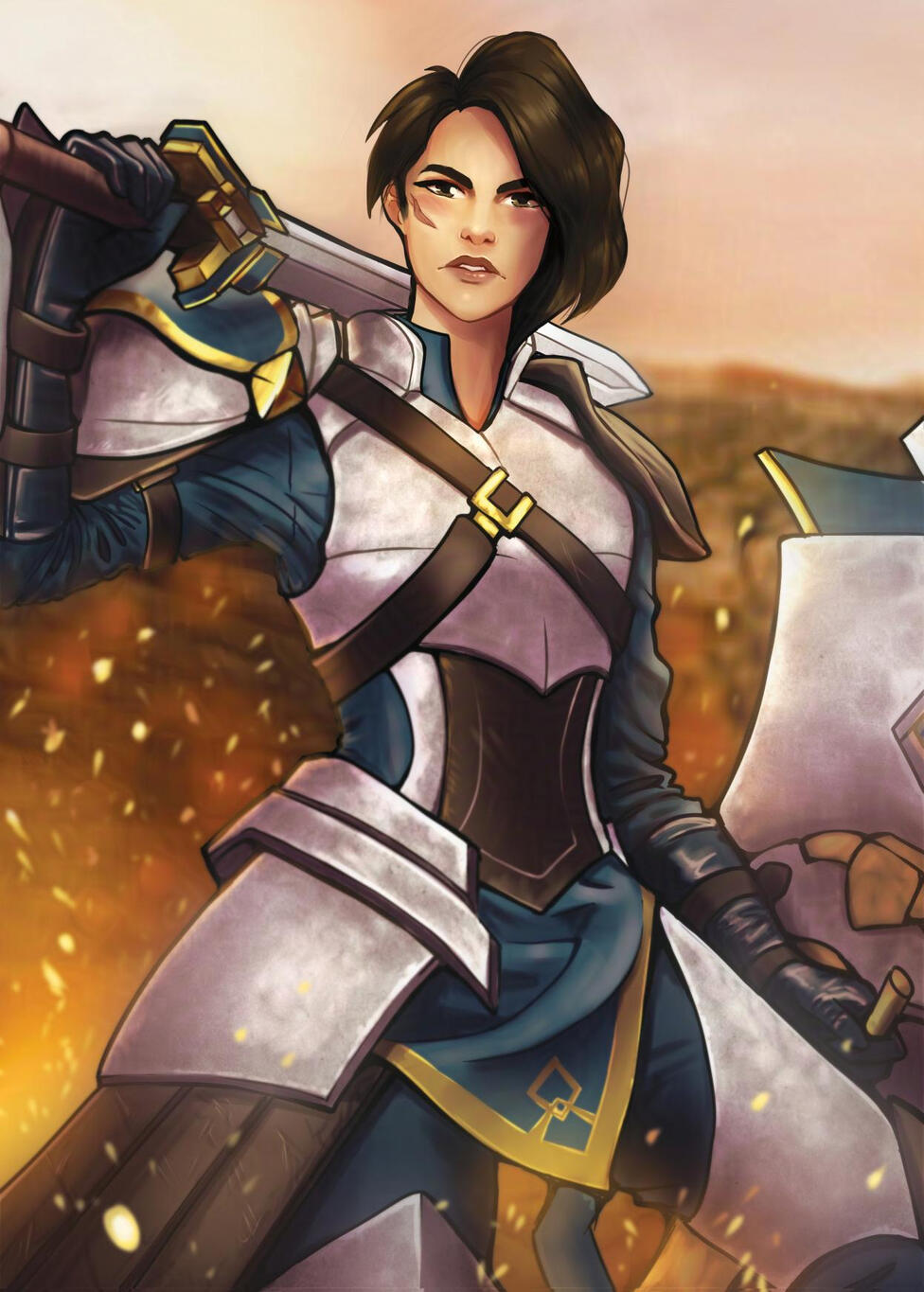 Fanart of general Amaya from The Dragon Prince.