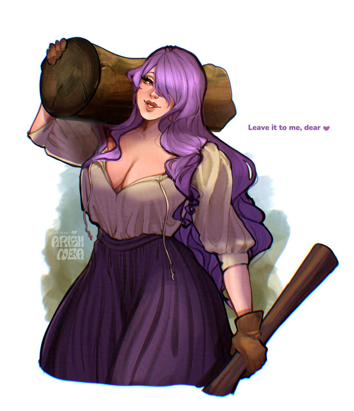 Lumberjack Camilla Fire Emblem Fates Nohr fanart