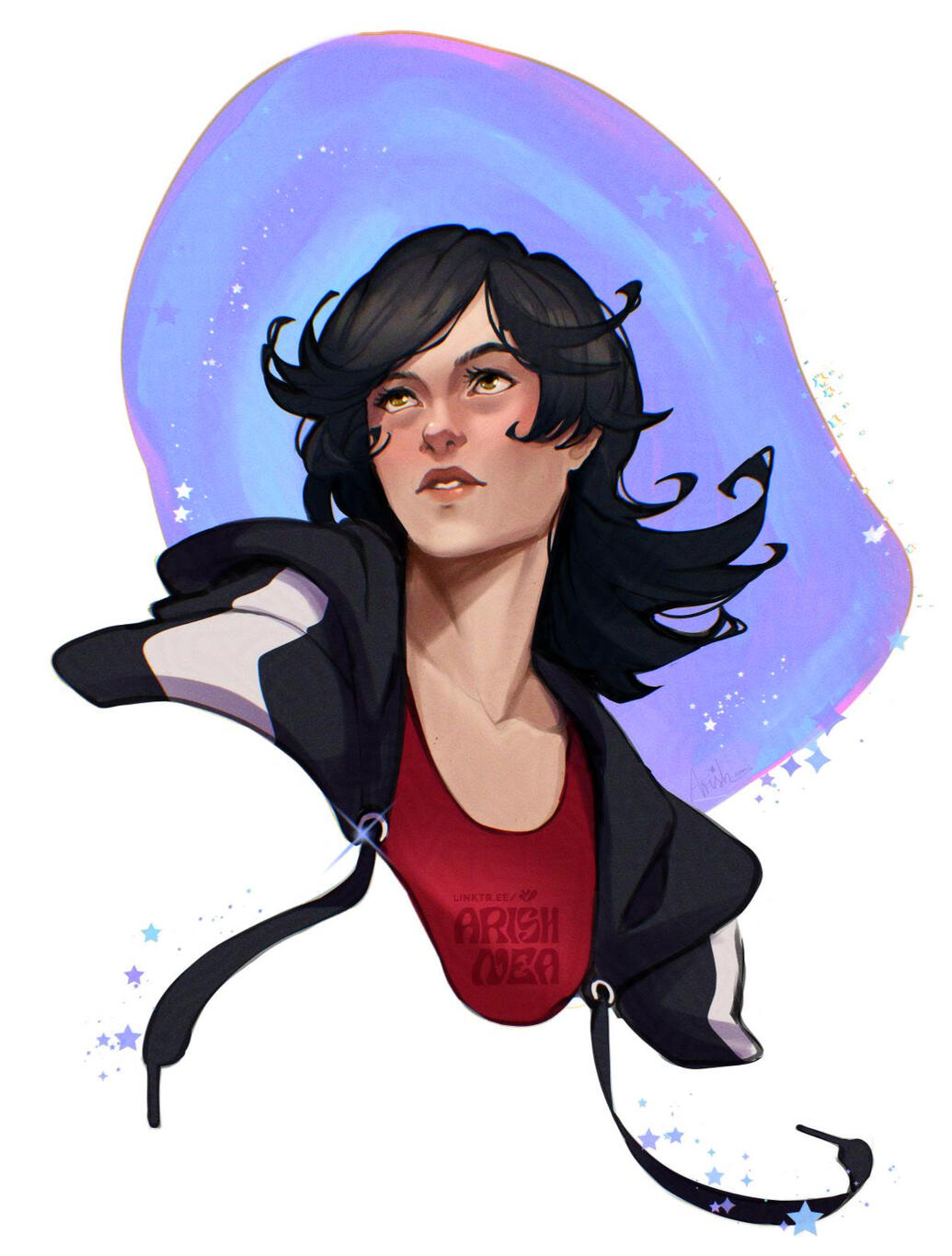 A witch girl portrait