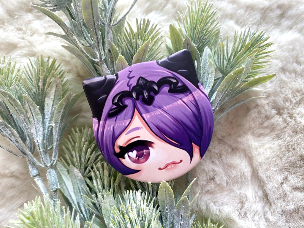 Camilla Fire Emblem cat button
