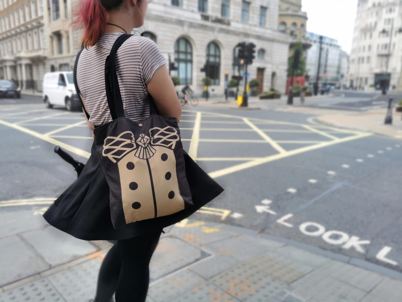 Fire Emblem three Houses Officers Academy student uniform tote bag.