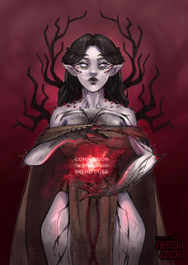 Half body. Rendered.