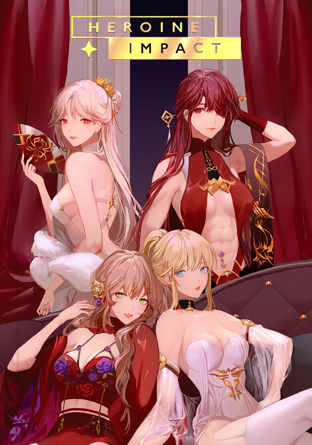 Heroine Impact Vol 1 Pin-up artbook cover with artwork by nevercrymoon Heroine Impact Vol 2 Pin-up artbook cover with artwork by nevercrymoon